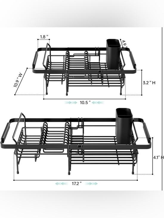 Dish Drying Rack in Sink - Picture 2 of 9
